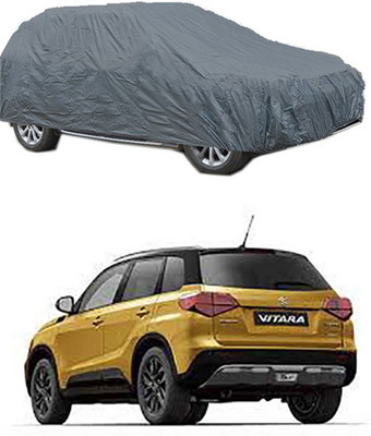 ZTech Car Cover For Maruti Suzuki Vitara (Without Mirror Pockets)(Grey)