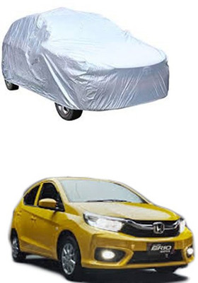 ZTech Car Cover For Honda Brio (Without Mirror Pockets)(Silver)