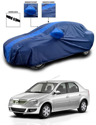 ANTHUB Car Cover For Mahindra Verito (With Mirror Pockets)(Blue)
