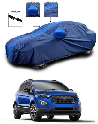 ANTHUB Car Cover For Ford Ecosport (With Mirror Pockets)(Blue)