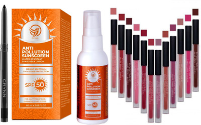 Crynn Smudge Proof Essential Makeup(3 Items in the set)