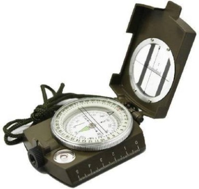 Rangwell Professional Multifunction Military Army Metal Sighting Waterproof Compass Compass Compass(Green)