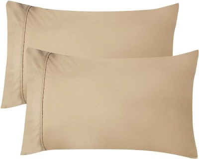 curious lifestyle Plain Pillows Cover(Pack of 2, 60 cm*40 cm, Beige)