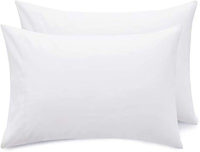 curious lifestyle Plain Pillows Cover(Pack of 2, 68 cm*43 cm, White)