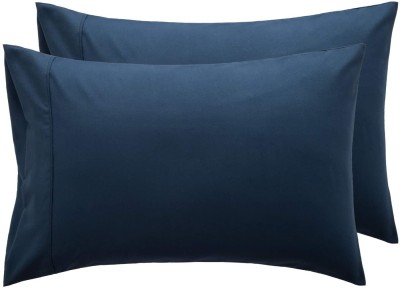 curious lifestyle Plain Pillows Cover(Pack of 2, 68 cm*43 cm, Blue)