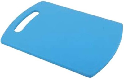 Kitchwish Unbreakable ABS Free Kitchen Chopping Cutting Board with Handle Square Fruit & Vegetable Cutting Board Plastic Cutting Board, Blue. Plastic Cutting Board(Blue Pack of 1 Dishwasher Safe)