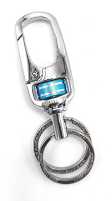 Blue Aura jdpOmuda Metal Keychain with 2 rings 3799 Key Chain