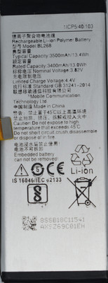 FULL CELL Mobile Battery For  Lenovo ZUK Z2 Z2131 ( BL268 )