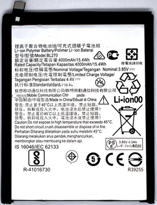 FULL CELL Mobile Battery For  Lenovo Vibe K6 Plus G - BL270