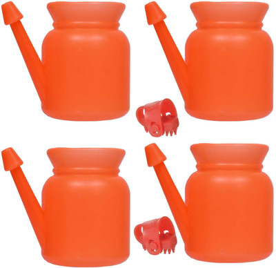 SHOPYFY Plastic Orange Neti Pot(500 ml)