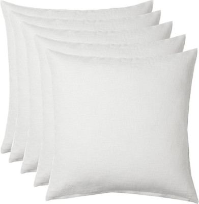 JDX Microfibre Solid Cushion Pack of 5(White)