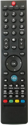 LipiWorld 3 in 1 LED LCD Smart TV Remote Controller AKAI Skyworth ABAJ Remote Controller(Black)