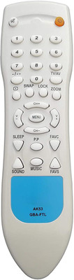 Akshita AK53 TV Compatible For TV Remote Control AKAI Remote Controller(White)