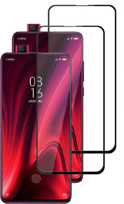 Fovtyline Edge To Edge Tempered Glass for Mi K20, Mi K20 Pro(Pack of 2)