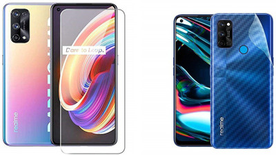 Bodoma Front and Back Tempered Glass for Realme X7 Pro(Pack of 2)