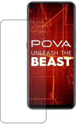 SRT Tempered Glass Guard for Tecno POVA(Pack of 1)