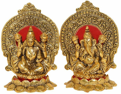 Prem Sales Decorative Showpiece  -  10 cm(Brass, Metal, Gold)