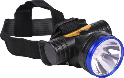 24 ENERGY 25 Watt Laser LED Head Lamp With Charger Rechargeable 6 hrs Lantern Emergency Light(Black Blue)
