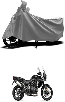 ZTech Two Wheeler Cover for Triumph(Tiger 800 XR, Grey)