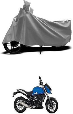 Wild Panther Two Wheeler Cover for Mahindra(Grey)