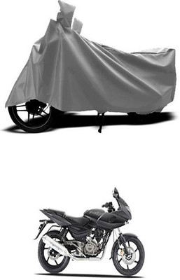 ZTech Two Wheeler Cover for Bajaj(Pulsar 220 DTS-i, Grey)