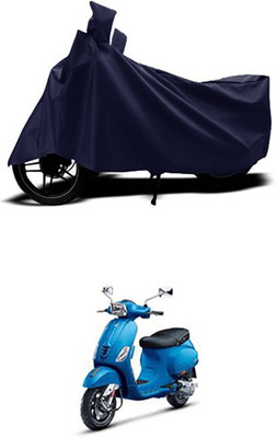ZTech Two Wheeler Cover for Universal For Bike(Vespa VXL, Blue)