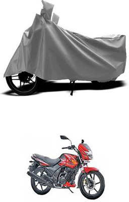 ZTech Two Wheeler Cover for TVS(Flame DS 125, Grey)