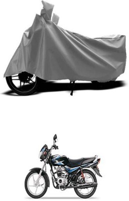 Wild Panther Two Wheeler Cover for Bajaj(CT100, Grey)