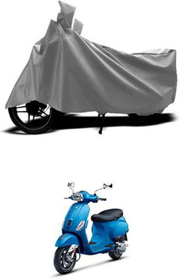 ZTech Two Wheeler Cover for Universal For Bike(Vespa VXL, Grey)