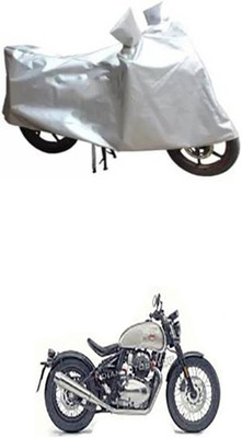 Wild Panther Two Wheeler Cover for Royal Enfield(Silver)
