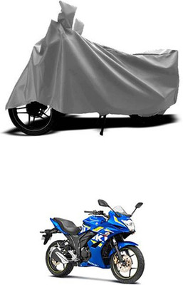 ZTech Two Wheeler Cover for Suzuki(Grey)