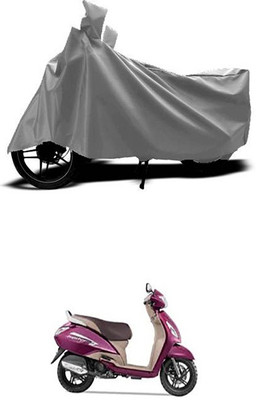 Wild Panther Two Wheeler Cover for TVS(Jupiter, Grey)