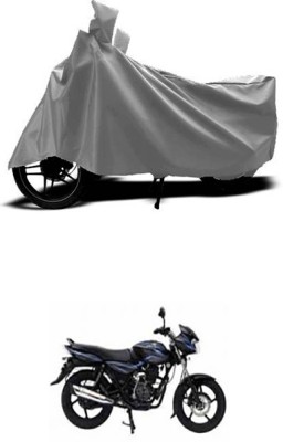 Wild Panther Two Wheeler Cover for Bajaj(Discover 100 DTS-i, Grey)