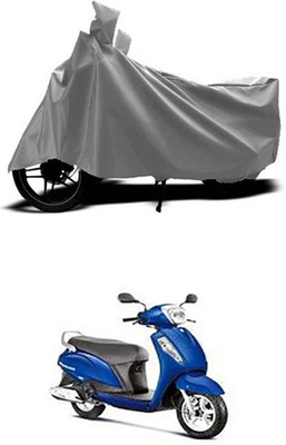 ZTech Two Wheeler Cover for Suzuki(Grey)