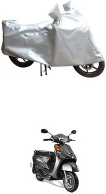 Wild Panther Two Wheeler Cover for Indus(Yo, Silver)