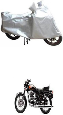 ZTech Two Wheeler Cover for Royal Enfield(Silver)