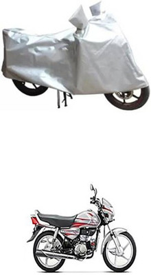 Wild Panther Two Wheeler Cover for Hero(HF Deluxe, Silver)