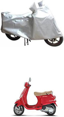 ZTech Two Wheeler Cover for Universal For Bike(Vespa LX, Silver)