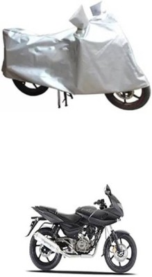 Wild Panther Two Wheeler Cover for Bajaj(Pulsar 220 DTS-i, Silver)