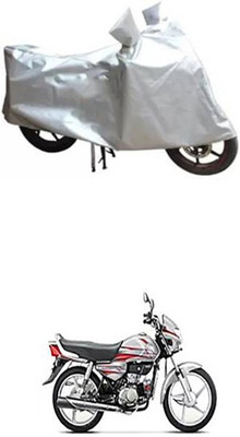 Wild Panther Two Wheeler Cover for Hero(HF Deluxe, Silver)