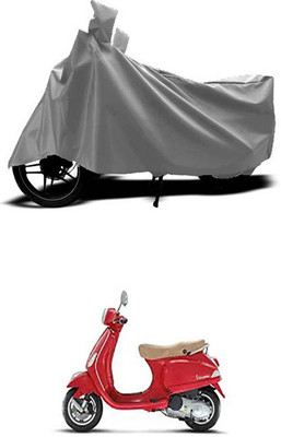 ZTech Two Wheeler Cover for Universal For Bike(Vespa LX, Grey)