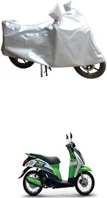 ZTech Two Wheeler Cover for Suzuki(Let's, Silver)