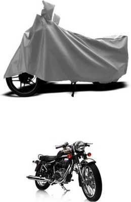 Wild Panther Two Wheeler Cover for Royal Enfield(Grey)