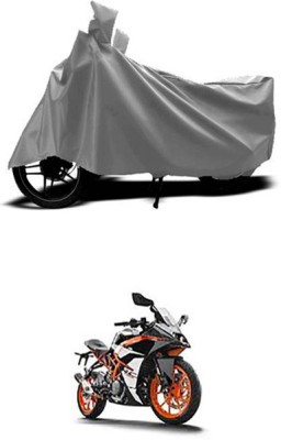 Wild Panther Two Wheeler Cover for Kawasaki(RC 390, Grey)