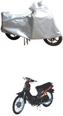 ZTech Two Wheeler Cover for Kinetic(Silver)