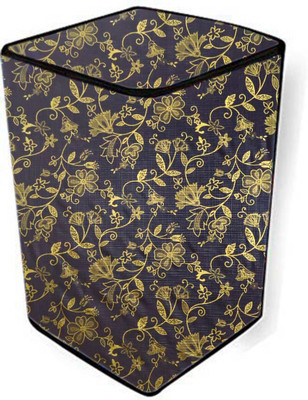 AAVYA UNIQUE FASHION Top Loading Washing Machine  Cover(Width: 61.3 cm, Gold,Flower)
