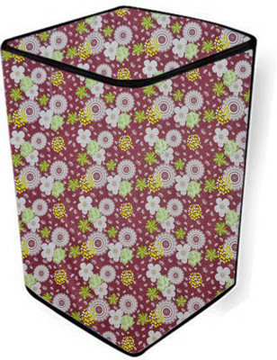 AAVYA UNIQUE FASHION Top Loading Washing Machine  Cover(Width: 61.3 cm, White,Flower)