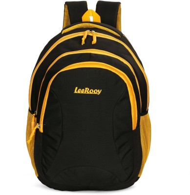 LeeRooy MN BG16 black 17.5inch B type 24 ltr Bag for mordern colledge boys and girls 32 L Laptop Backpack(Black)