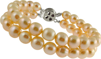 16% OFF on Sri Jagdamba Pearls Alloy Gold-plated Bracelet 16% OFF on Sri Jagdamba Pearls Alloy Gold-plated Bracelet