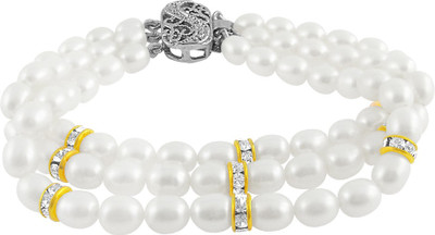 21% OFF on JPearls Alloy Pearl Gold-plated Bracelet 21% OFF on JPearls Alloy Pearl Gold-plated Bracelet